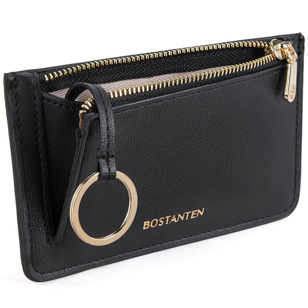 3810 Credit Card Holder Slim Leather Wallet Small Keychain Wallets